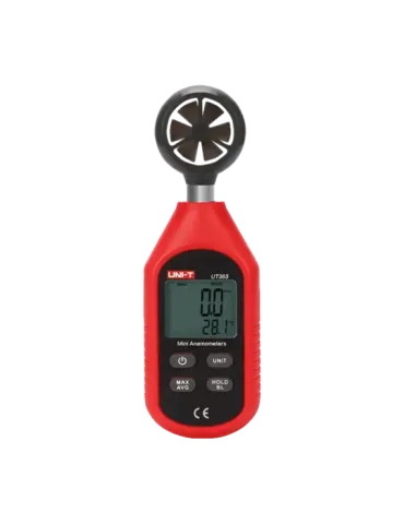 UNI-TREND Anemómetro de mano - Sensor de velocidad del viento de alta