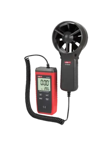 UNI-TREND Anemómetro tipo Split - Sensor de velocidad del viento de al