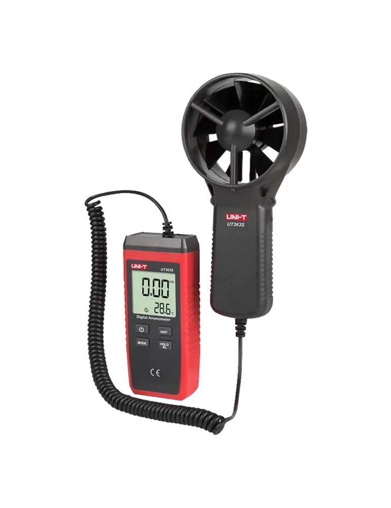 UNI-TREND Anemómetro tipo Split - Sensor de velocidad del viento de al