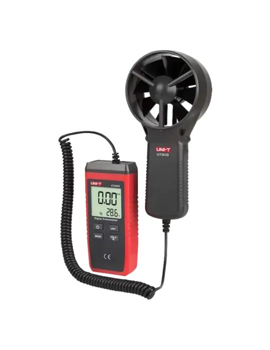 UNI-TREND Anemómetro tipo Split - Sensor de velocidad del viento de al