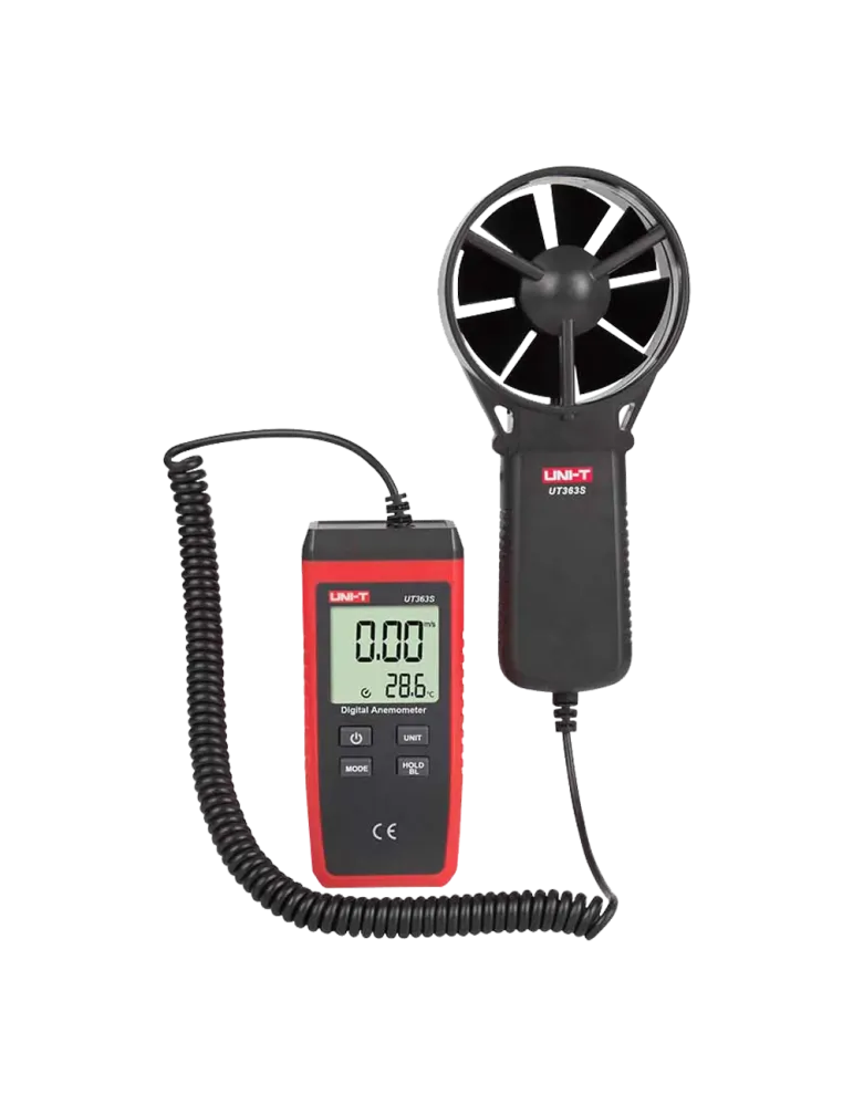UNI-TREND Anemómetro tipo Split - Sensor de velocidad del viento de al