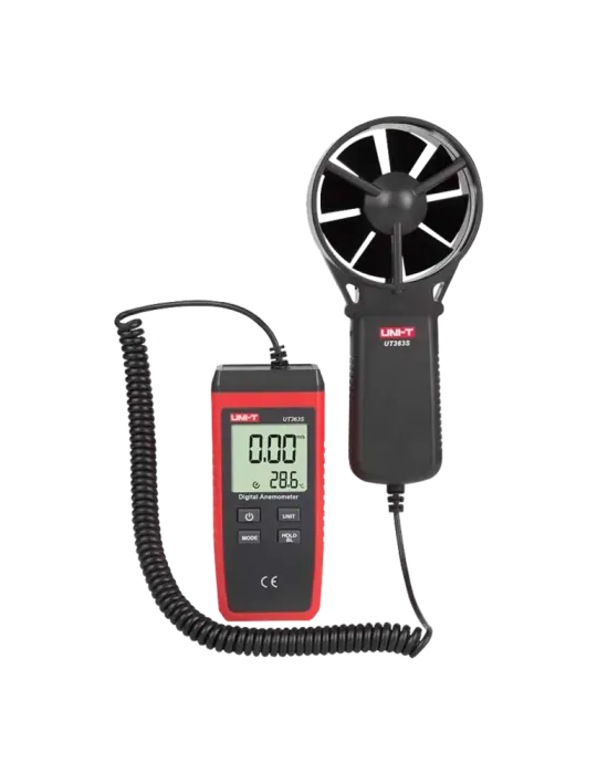 UNI-TREND Anemómetro tipo Split - Sensor de velocidad del viento de al