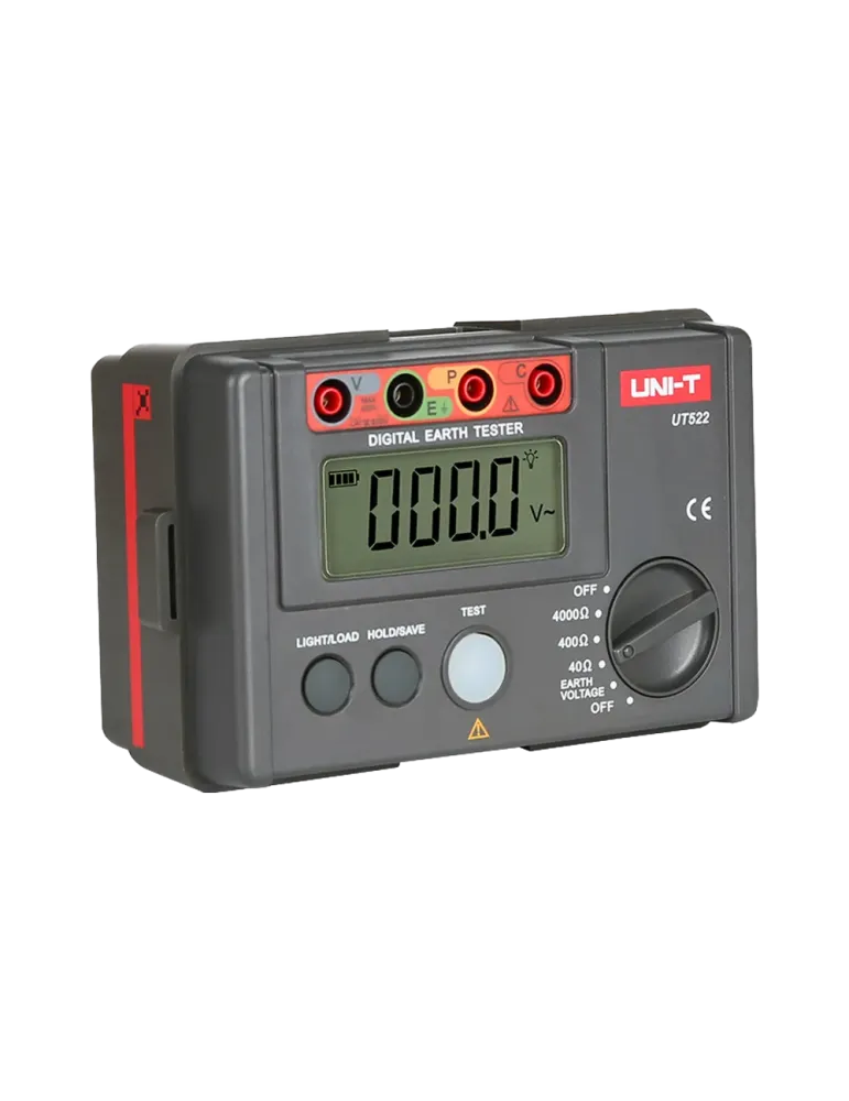 UNI-TREND Medidor de resistencia a tierra - Display LCD de hasta 4000