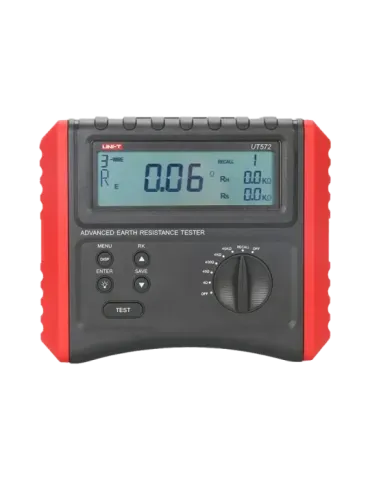 UNI-TREND Medidor de resistencia a tierra - Display LCD - Medición de