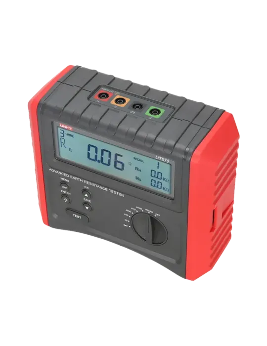 UNI-TREND Medidor de resistencia a tierra - Display LCD - Medición de