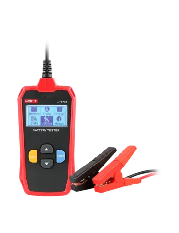 UNI-TREND Tester de baterías - Mide capacidad, voltaje, resistencia y