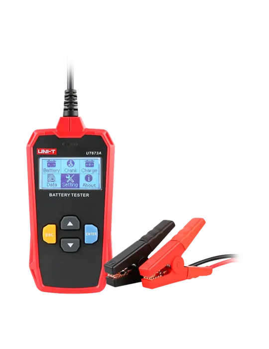 UNI-TREND Tester de baterías - Mide capacidad, voltaje, resistencia y