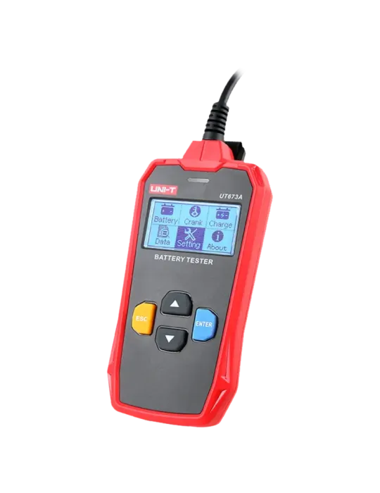 UNI-TREND Tester de baterías - Mide capacidad, voltaje, resistencia y