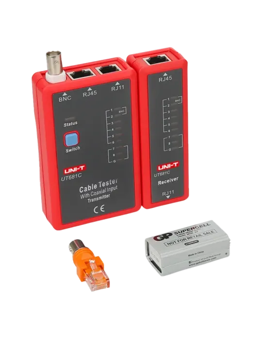 UNI-TREND Tester de cables - Comprobación de estado cables RJ45/RJ11/B