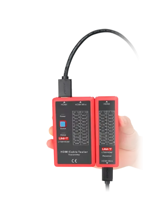 UNI-TREND Tester de cables - Comprobación de estado cables HDMI/MINI-H