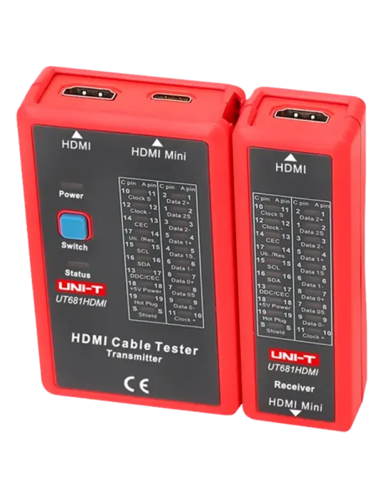 UNI-TREND Tester de cables - Comprobación de estado cables HDMI/MINI-H
