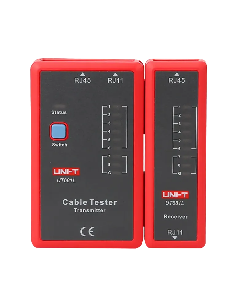 UNI-TREND Tester de cables - Comprobación de estado cables RJ45/RJ11 -