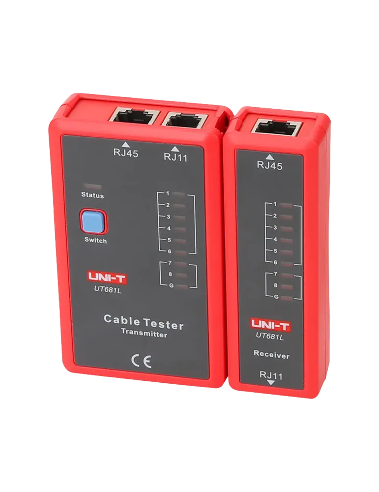 UNI-TREND Tester de cables - Comprobación de estado cables RJ45/RJ11 -