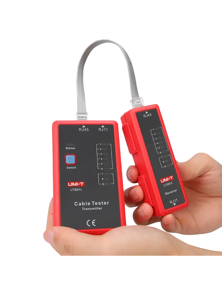 UNI-TREND Tester de cables - Comprobación de estado cables RJ45/RJ11 -