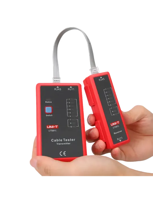 UNI-TREND Tester de cables - Comprobación de estado cables RJ45/RJ11 -