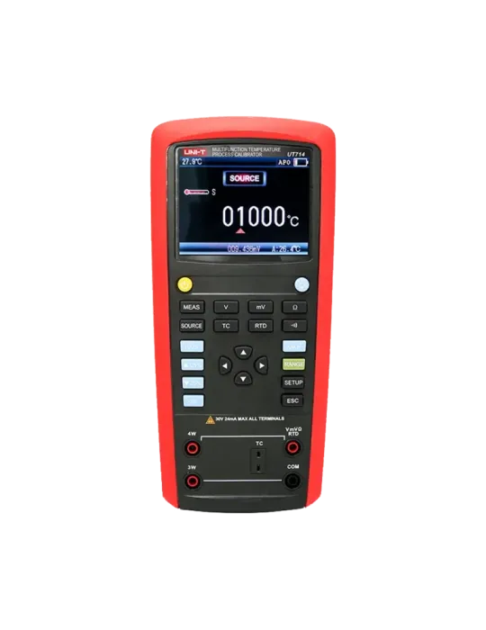 UNI-TREND Calibrador de proceso de temperatura - Display LCD de hasta