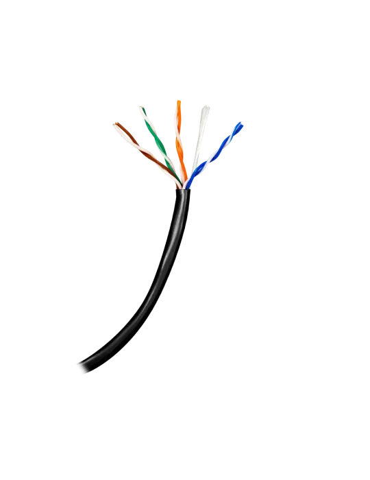 SAFIRE Cable UTP - Categoría 5E - Rollo de 100 metros - Conductor OFC,