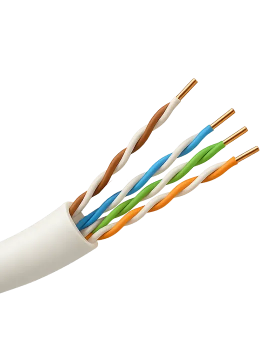 SAFIRE Cable UTP rígido de exterior - Categoría 5e - Cumple con 90m Fl