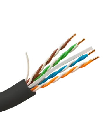SAFIRE Cable UTP Safire - Categoría 6 - Bobina de cable 100 m - Conduc