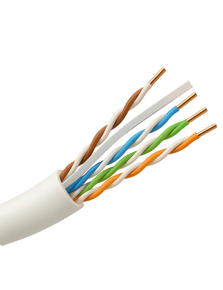 SAFIRE Cable UTP Safire PVC - Categoría 6 - Cumple con 90m Fluke test