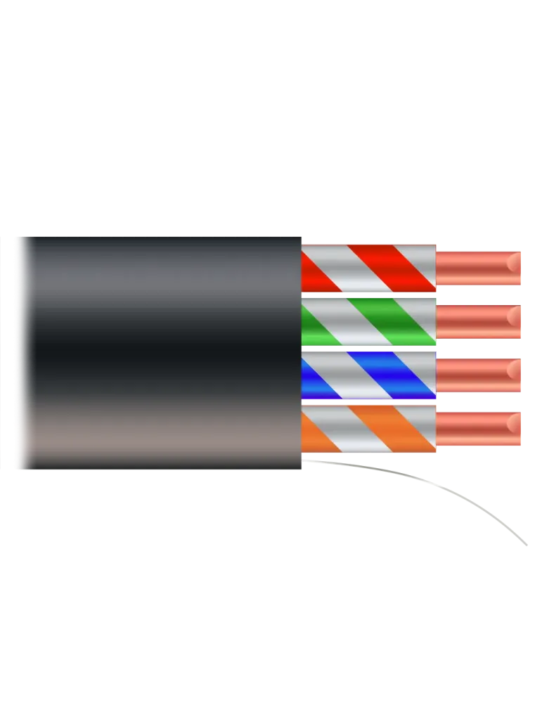 SAFIRE Cable UTP Safire - Categoría 6 - Bobina de madera de cable 500
