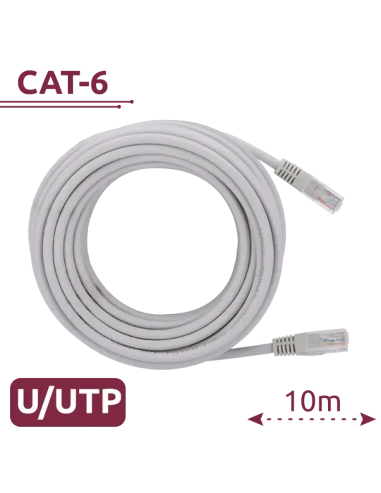 SAFIRE Cable UTP - Ethernet - Conectores RJ45 - Categoría 6 - 10 m - C
