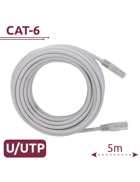 SAFIRE Cable UTP - Ethernet - Conectores RJ45 - Categoría 6 - 5 m - Co