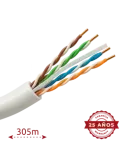 SAFIRE Cable UTP rígido libre de halógenos - Categoría 6 - Conductor O