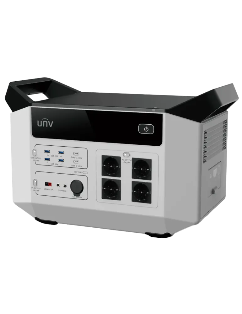 UNIVIEW Batería portátil - Capacidad 2496Wh - Potencia salida 2500W ma
