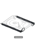 UNIVIEW Adaptador para Discos Duros de 3.5″ - De plástico