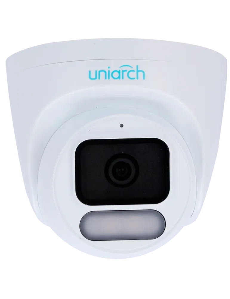 UNIARCH Cámara IP Turret | Uniarch - 4 MP | Lente 2.8 mm | microSD 512