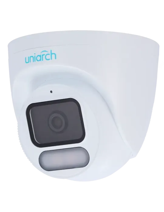 UNIARCH Cámara IP Turret | Uniarch - 4 MP | Lente 4 mm | microSD 512 G