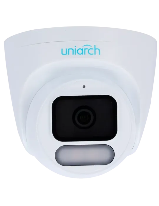 UNIARCH Cámara IP Turret | Uniarch - 4 MP | Lente 4 mm | microSD 512 G