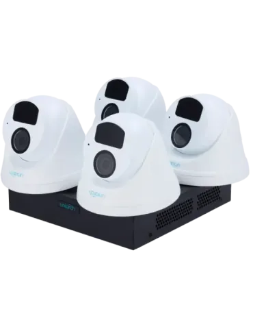 UNIARCH Kit de Videovigilancia Uniarch - NVR 8CH PoE - 4 Cámaras Turre