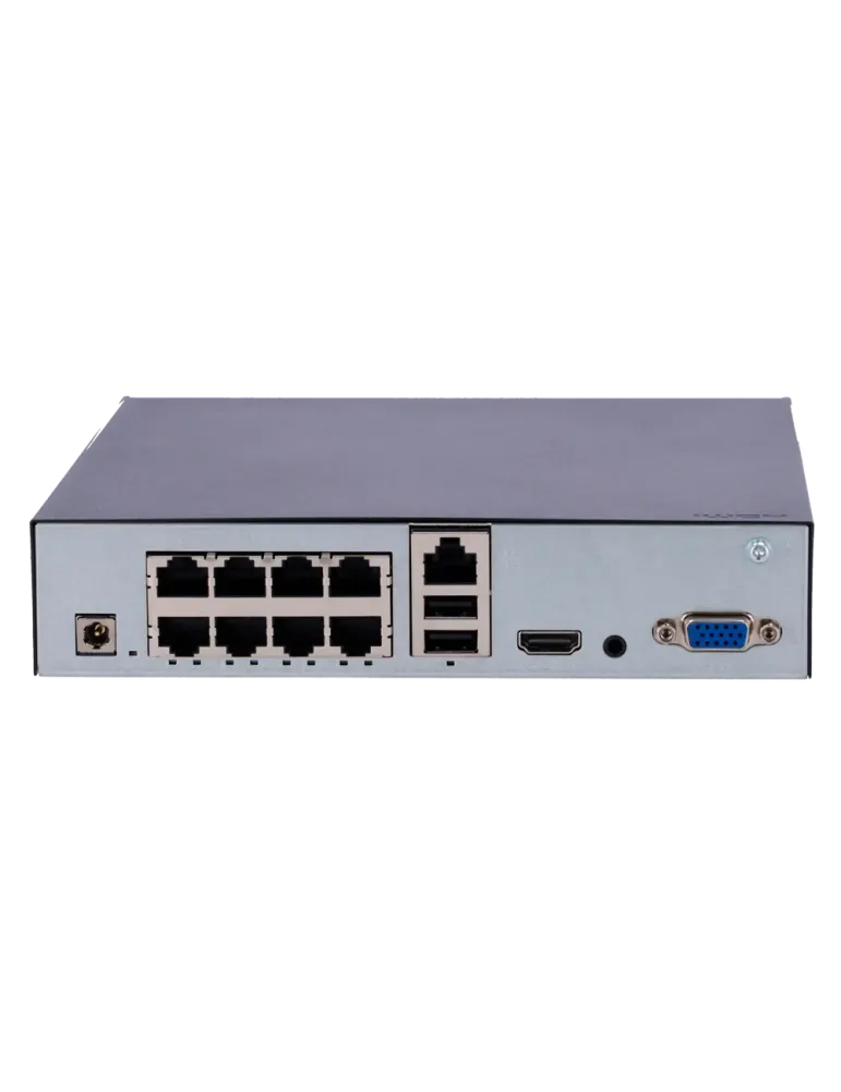 UNIARCH Kit de Videovigilancia Uniarch - NVR 8CH PoE - 4 Cámaras Turre