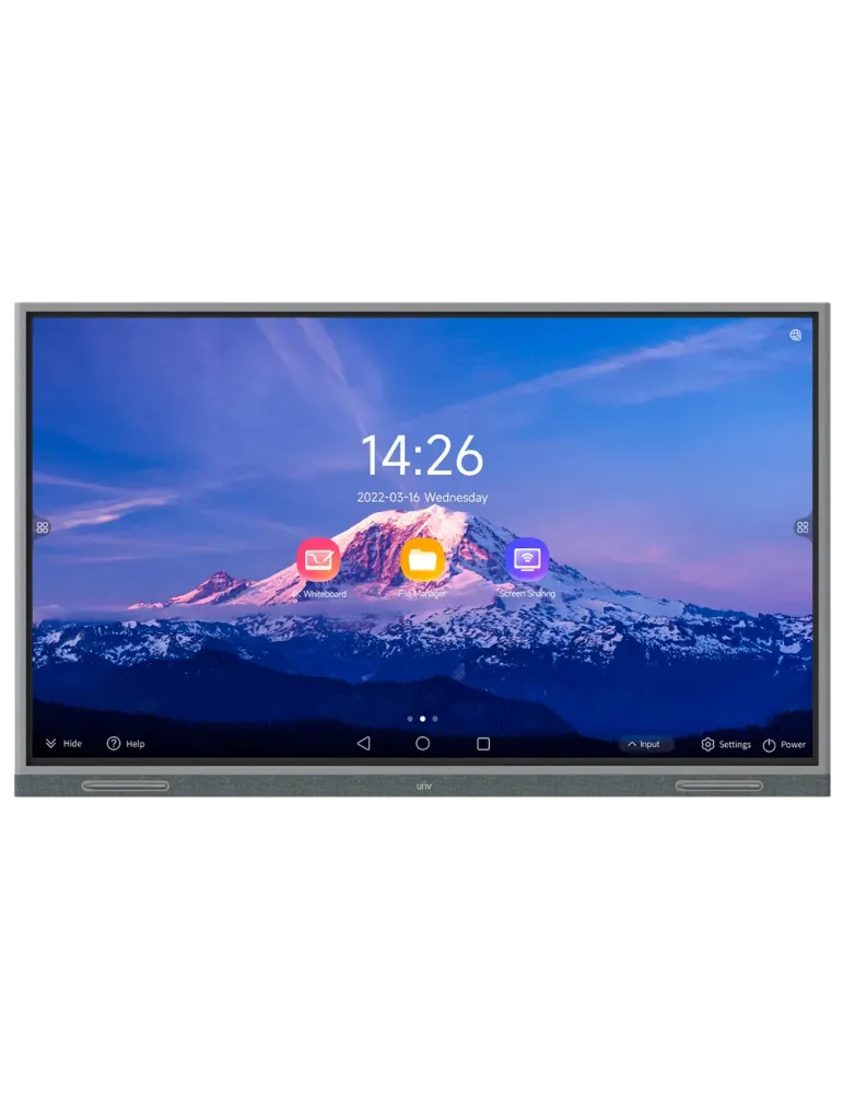 Uniview - Pantalla LED Interactiva 75″ - Resolución 4K - SO Android 8.