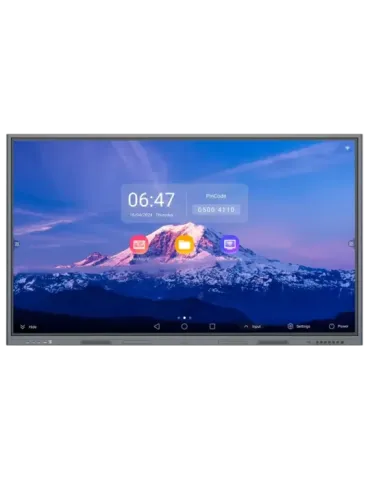 UNIVIEW Monitor interactivo 86″ - Resolución 4K - Android 13 - 4 GB RA