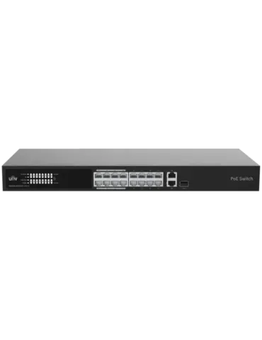 Uniview Switch PoE Cloud Gestionable Capa 2 - 16 PoE802.3af/at + 1 upl