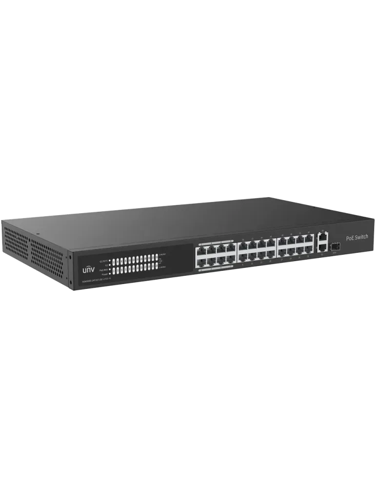 Uniview Switch PoE Cloud Gestionable Capa 2 - 24 PoE802.3af/at + 1 upl