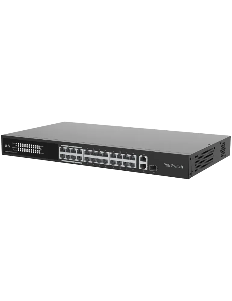 Uniview Switch PoE Cloud Gestionable Capa 2 - 24 PoE802.3af/at + 1 upl