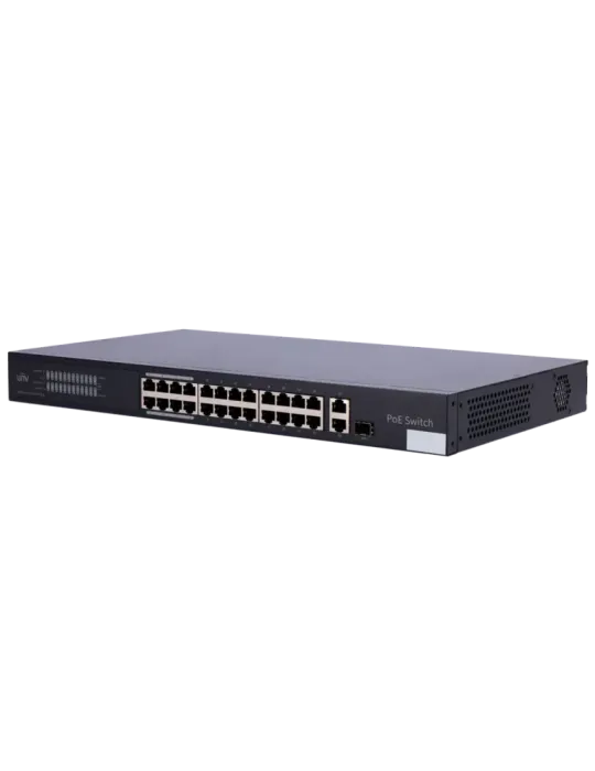 Uniview Switch PoE Cloud Gestionable Capa 2 - 24 PoE802.3af/at + 1 upl