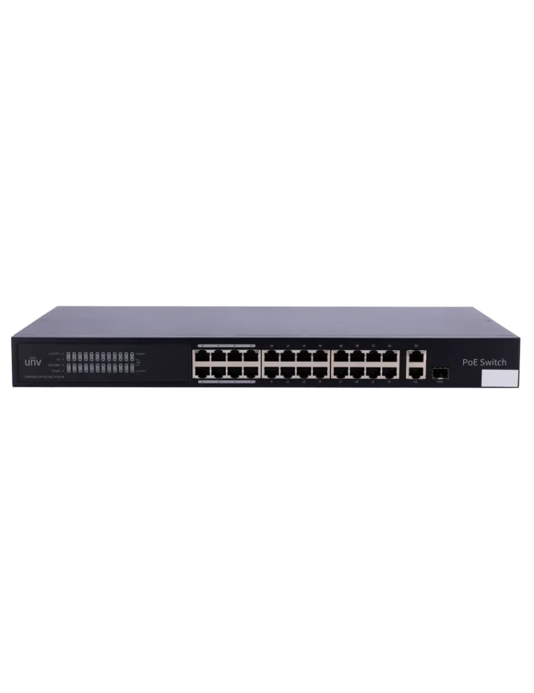 Uniview Switch PoE Cloud Gestionable Capa 2 - 24 PoE802.3af/at + 1 upl