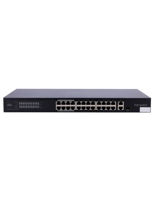 Uniview Switch PoE Cloud Gestionable Capa 2 - 24 PoE802.3af/at + 1 upl