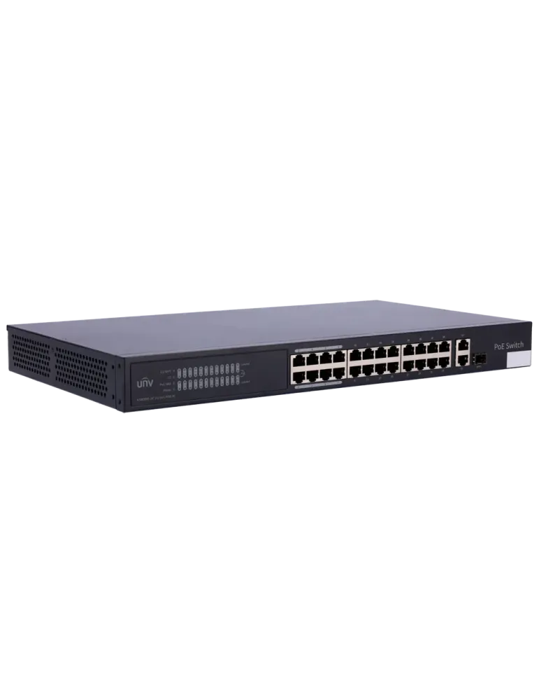 Uniview Switch PoE Cloud Gestionable Capa 2 - 24 PoE802.3af/at + 1 upl