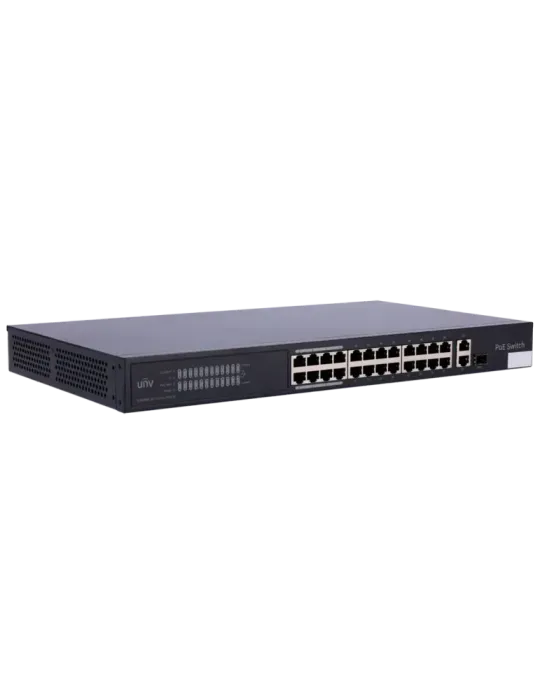 Uniview Switch PoE Cloud Gestionable Capa 2 - 24 PoE802.3af/at + 1 upl