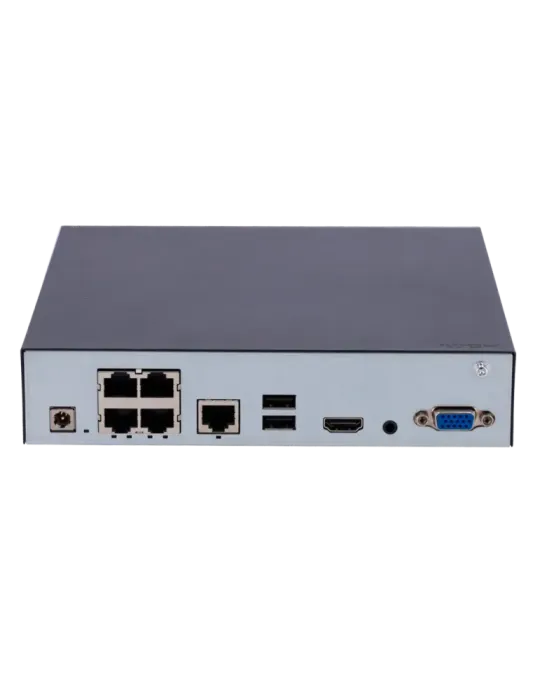 UNIARCH Grabador NVR Uniarch - 4 CH vídeo / 4 CH PoE - Ancho de banda