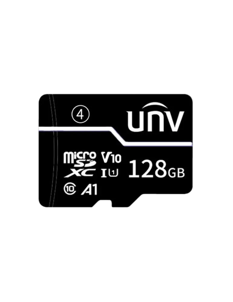 UNIVIEW Tarjeta microSD con adaptador Uniview - Capacidad 128 GB - Cla