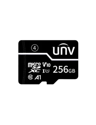 UNIVIEW Tarjeta microSD con adaptador Uniview - Capacidad 256 GB - Cla