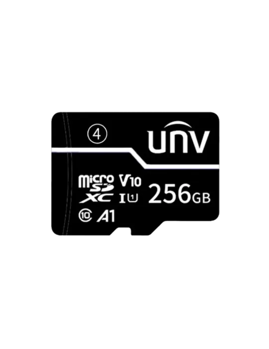 UNIVIEW Tarjeta microSD con adaptador Uniview - Capacidad 256 GB - Cla