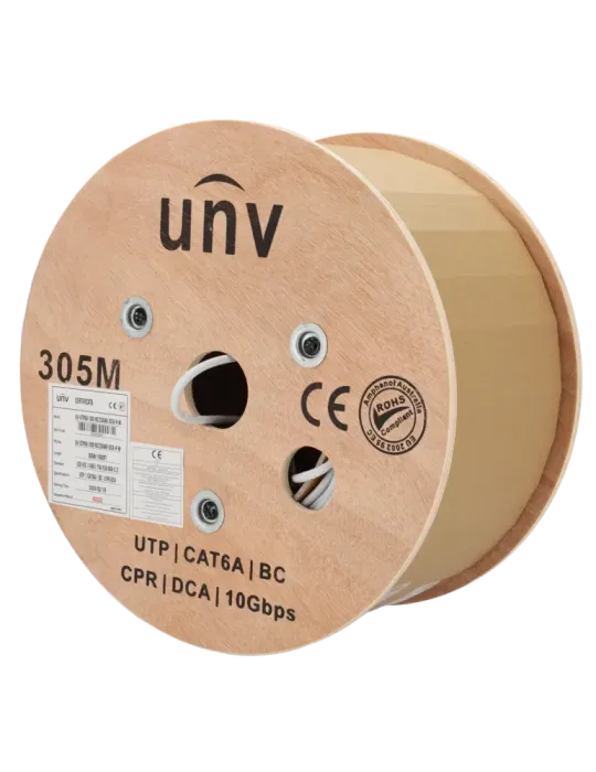 Uniview cable UTP Categoría 6A - Conductor OFC,100% cobre - Diámetro 2